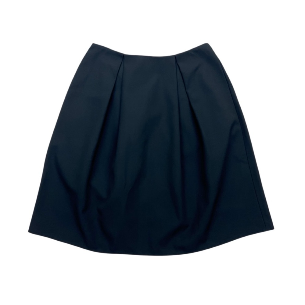 Chelsea28 Pleated A-Line Black Skirt Size Medium
